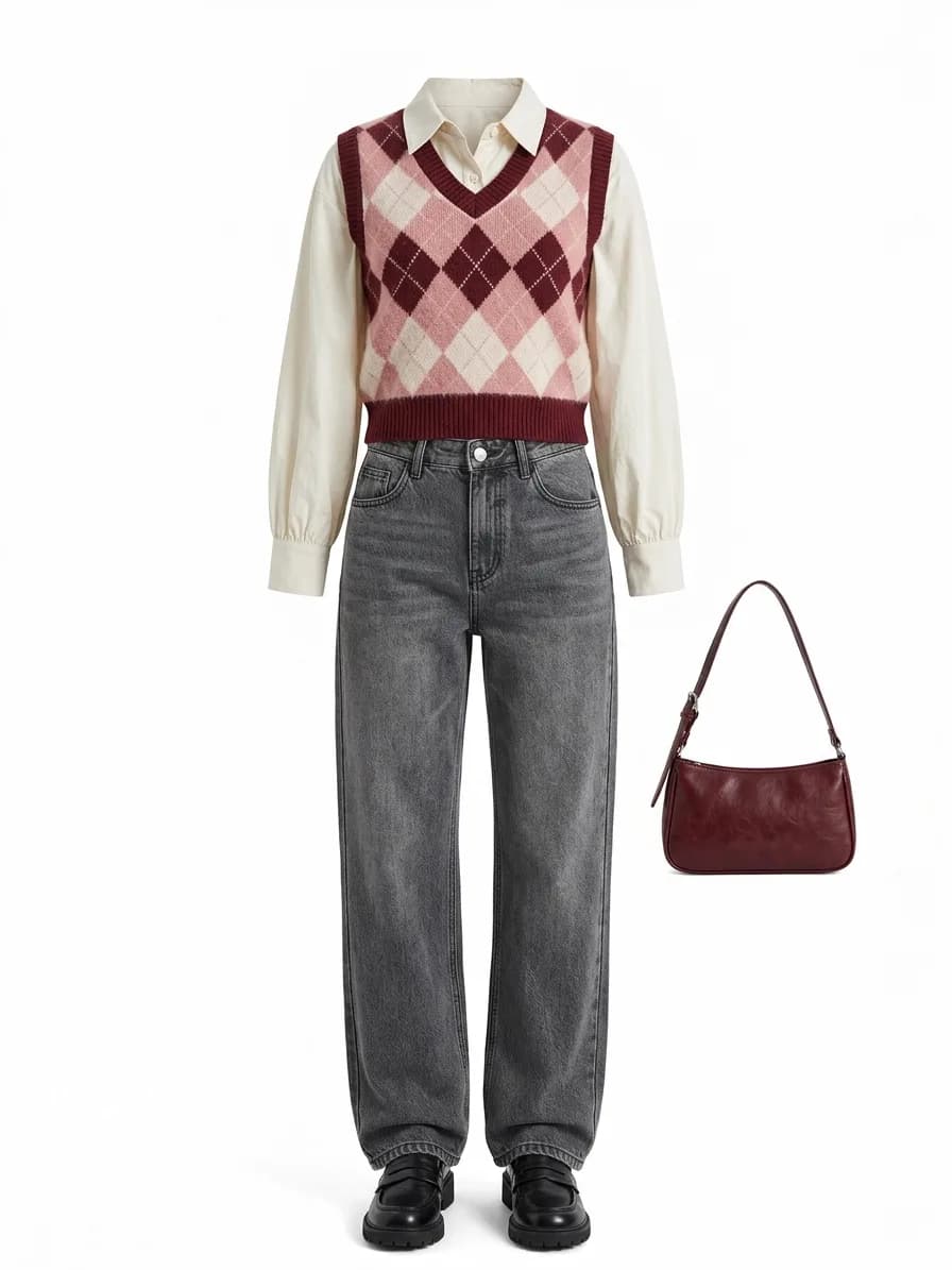 Preppy rétro.