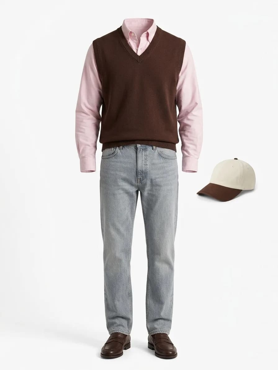 Preppy décontracté
